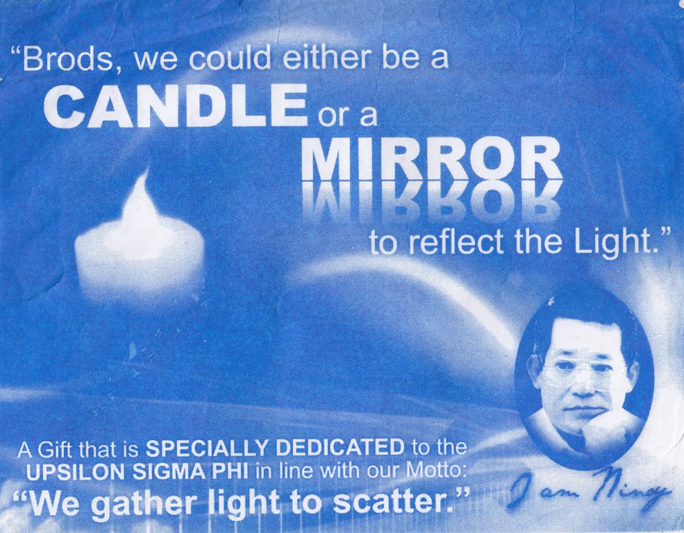 Dedication of Booklet